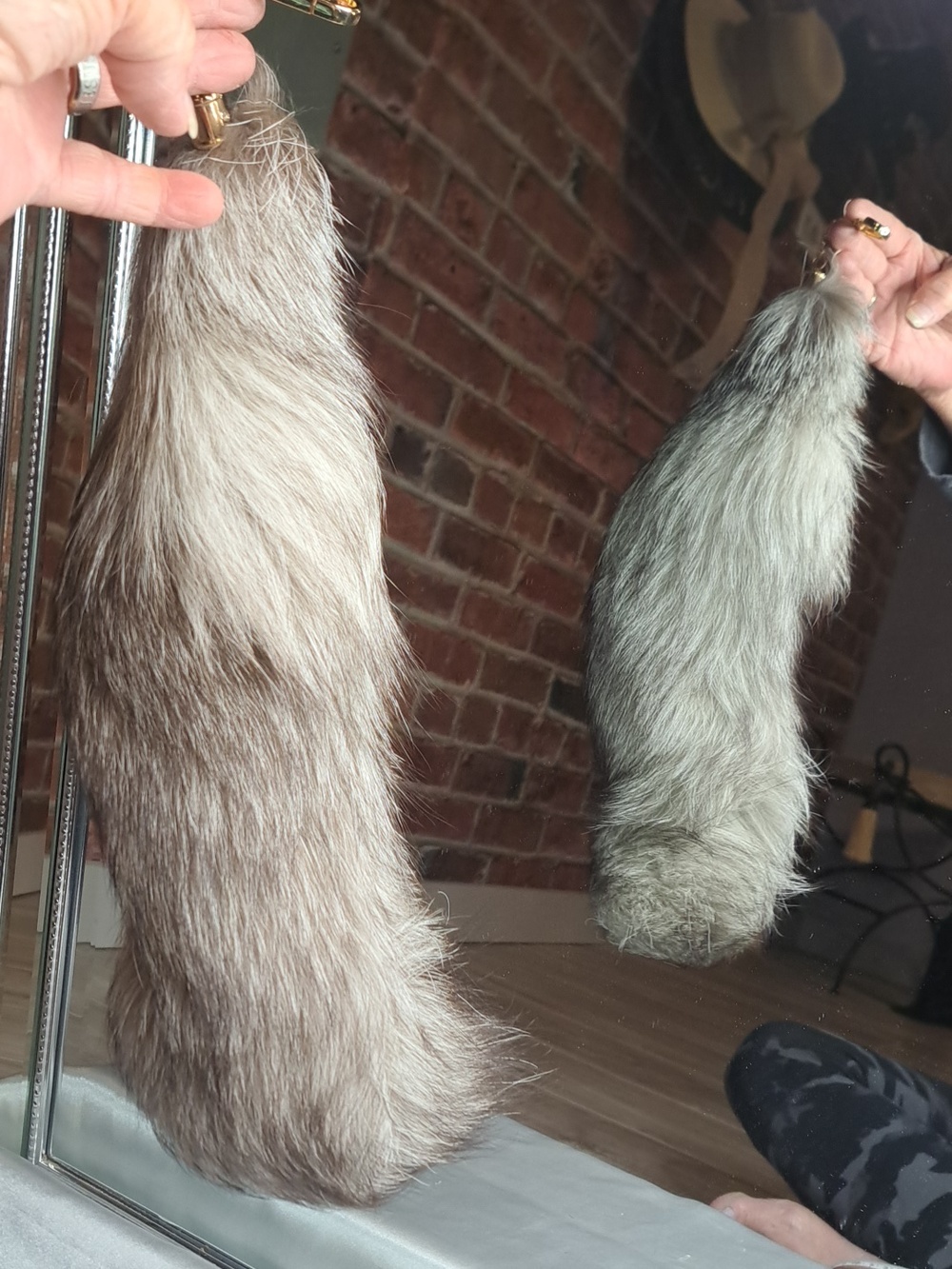 Huge FLUFFY FAUX FOX TAIL